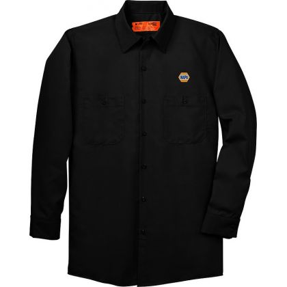 2363061, LongMedium, Black, Left Chest, NAPA Bolt - Full Color.